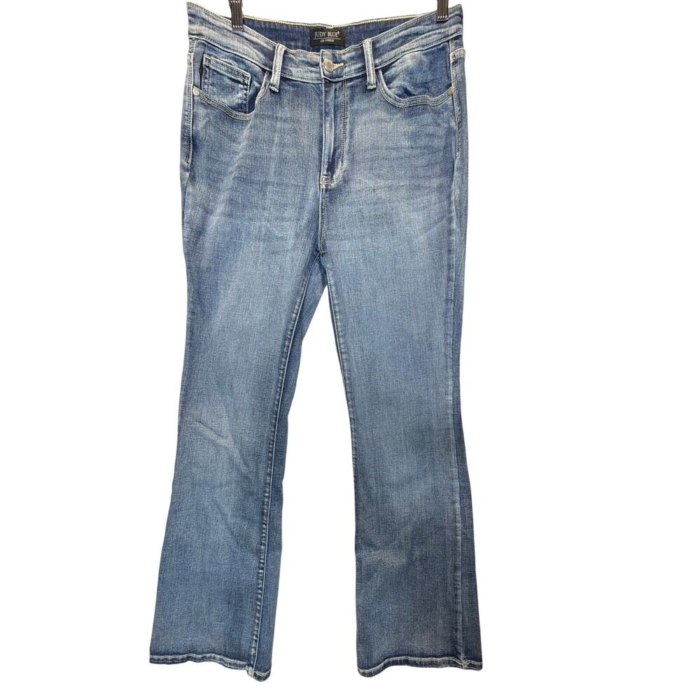 Judy Blue Bootcut Jeans Size 13/31 High Rise Medium Wash Stretch Denim